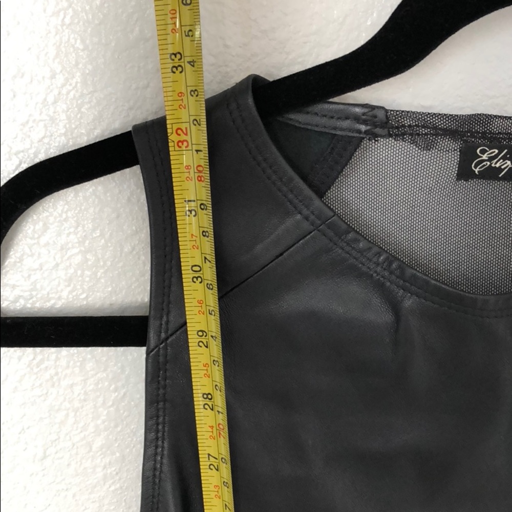 NWOT Elizabeth & James BTD Lamb Leather Dress Sz 0 - Picture 7 of 7